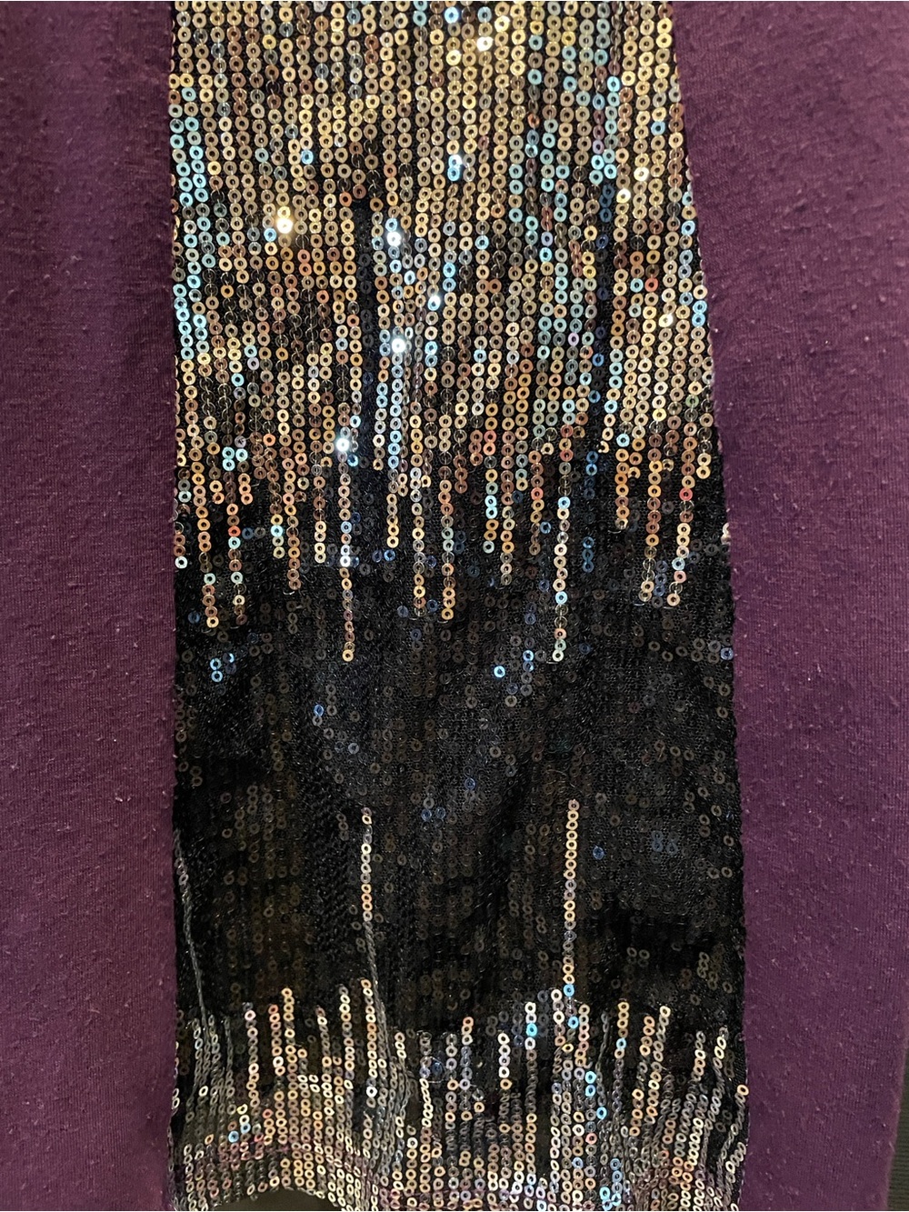 Sequined Racerback Tank Top - Picture 3 of 7